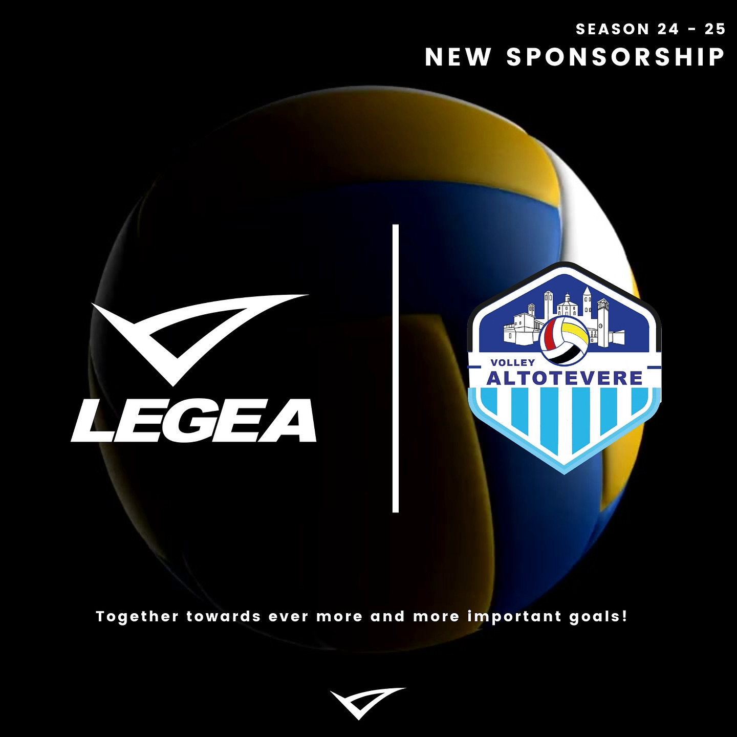 il prestigioso marchio legea e’ il nuovo sponsor tecnico della erm group volley altotevere