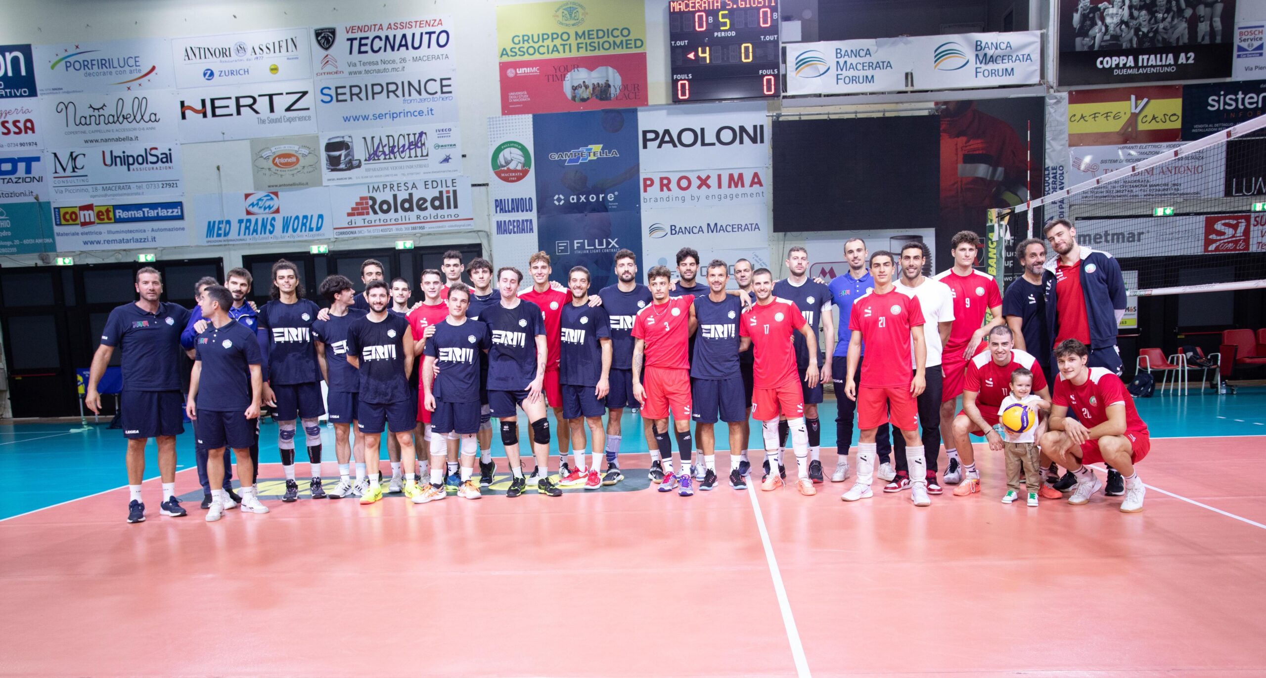 Altro sostanzioso test precampionato per la ErmGroup Altotevere in casa della Banca Macerata. Segnali di ulteriore crescita del gruppo, nonostante le assenze di Quarta e Cappelletti. Il punto sulla preparazione del diesse Gustinelli
