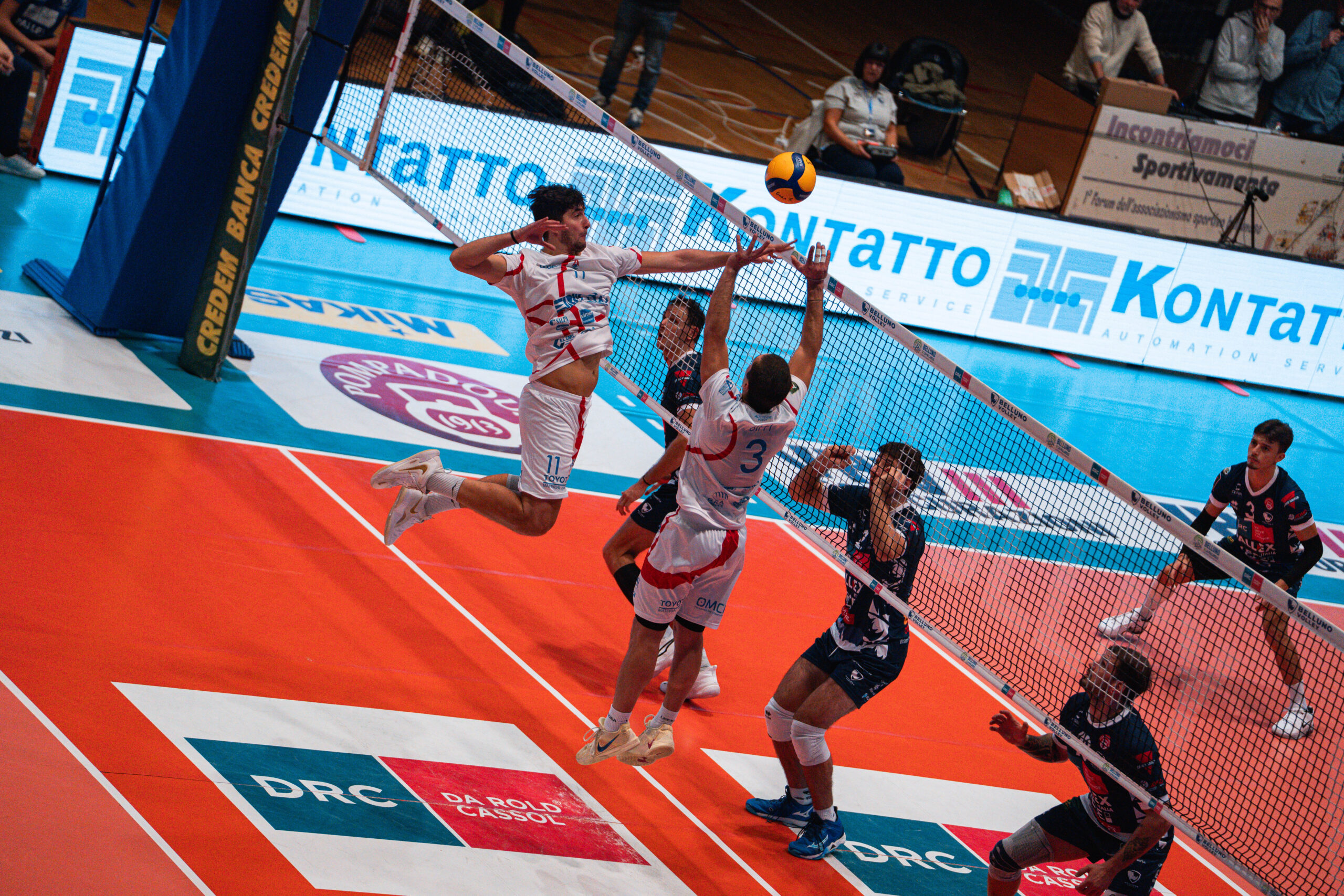 ermgroup Altotevere, esordio amaro: Belluno fa la voce grossa (3-1)