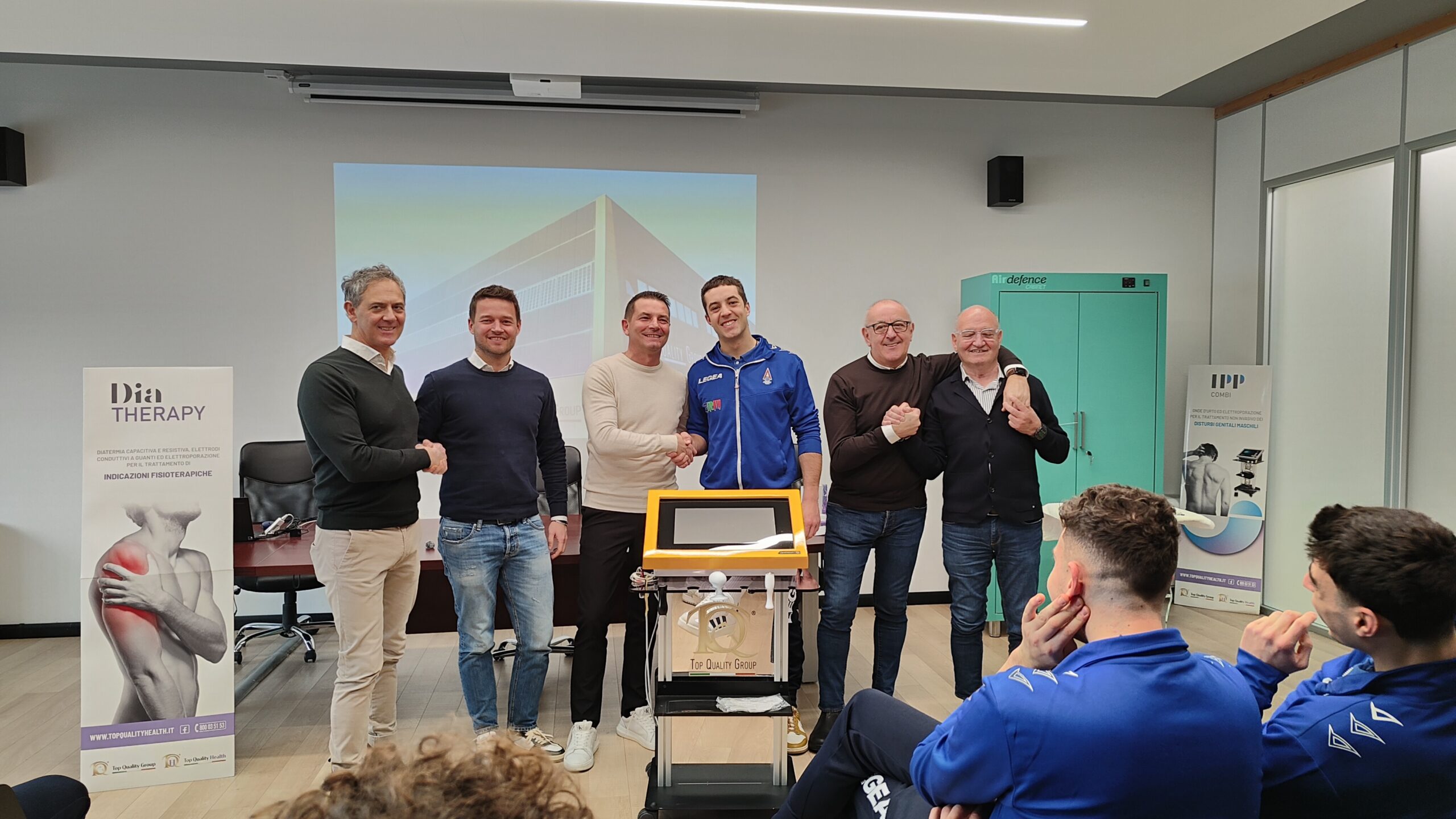 il volley Altotevere alza il livello sanitario grazie a Top Quality Group