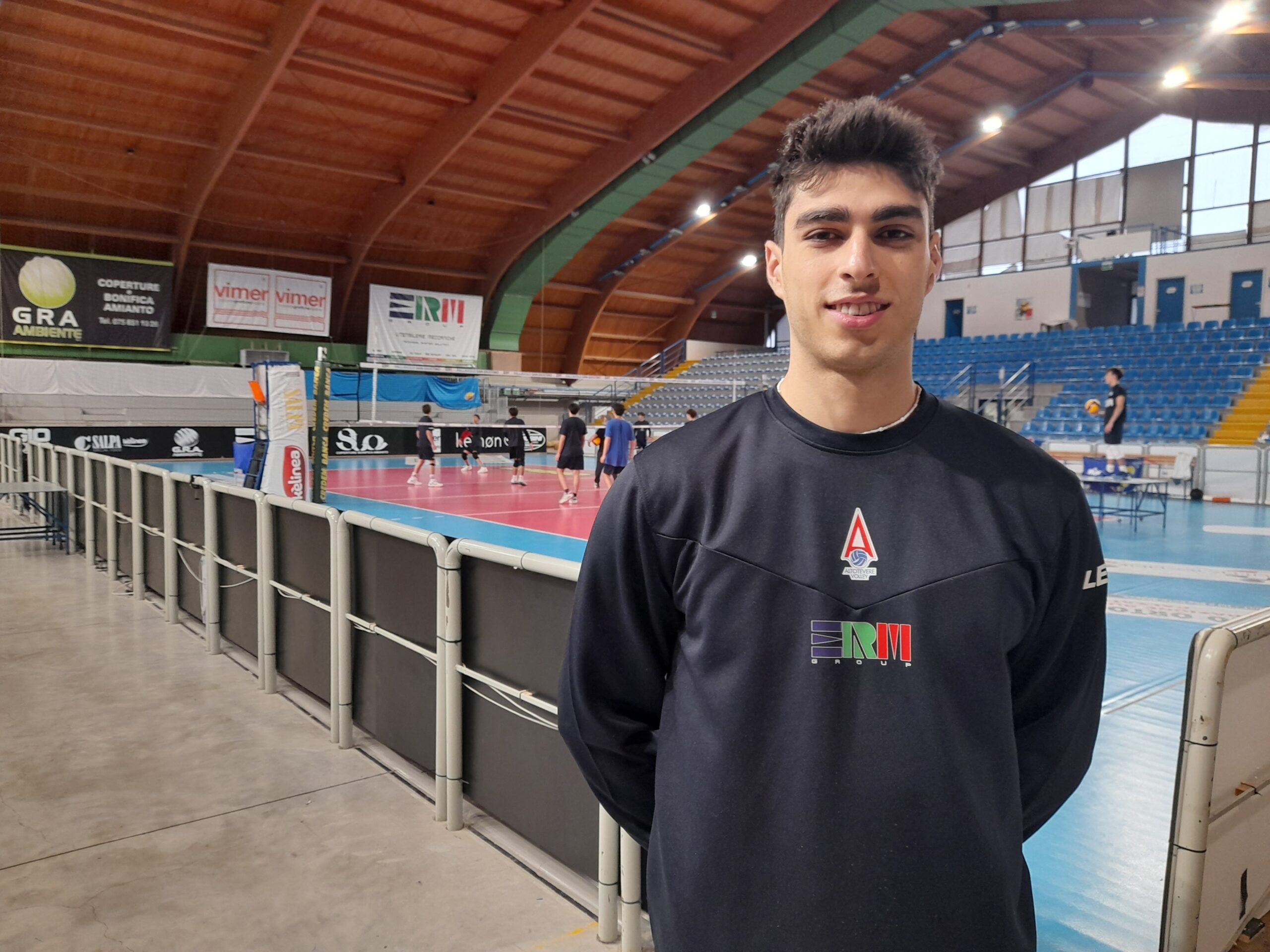MATTEO ALPINI FA 200 CON La maglia della ermgroup
