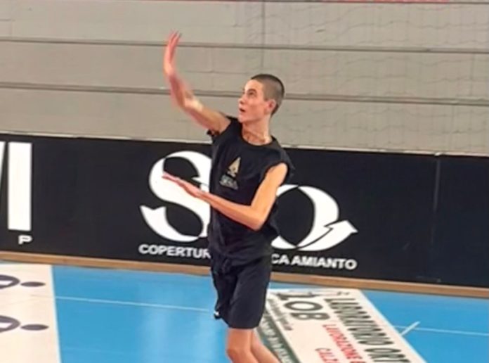 Il giovane centrale Cesare Martinelli (classe 2010) nel roster della rappresentativa umbra Under 16 al Trofeo delle Regioni