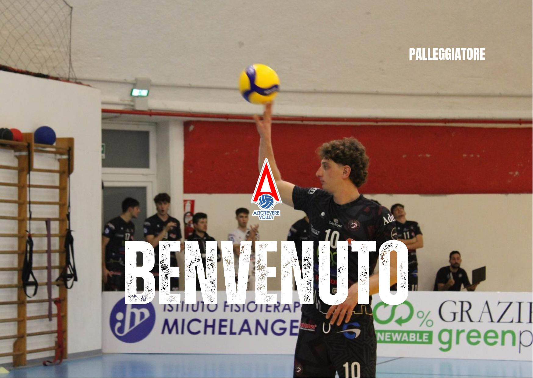 L’aretino Gabriele Luatti è l’altro palleggiatore ingaggiato da Altotevere